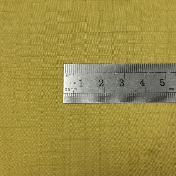 A2429 Cotton/Nylon Jacquard Check Fabric Shirt Dress - 0.7cm Check, 150gsm, Crisp Texture, Wrinkle-Resistant