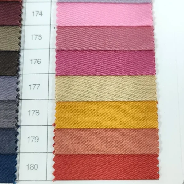 A9178 100% Cotton 32Sx21S 133x78 Heavyweight High Density Twill Weave Tencel-like Fabric for Casual Workwear