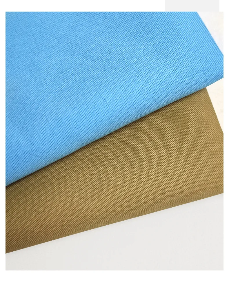 A9178 100% Cotton 32Sx21S 133x78 Heavyweight High Density Twill Weave Tencel-like Fabric for Casual Workwear