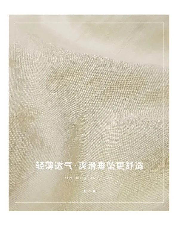 A2399 Cotton-Poly Linen-Look 110g Woven Dress Fabric - Breathable & Textured