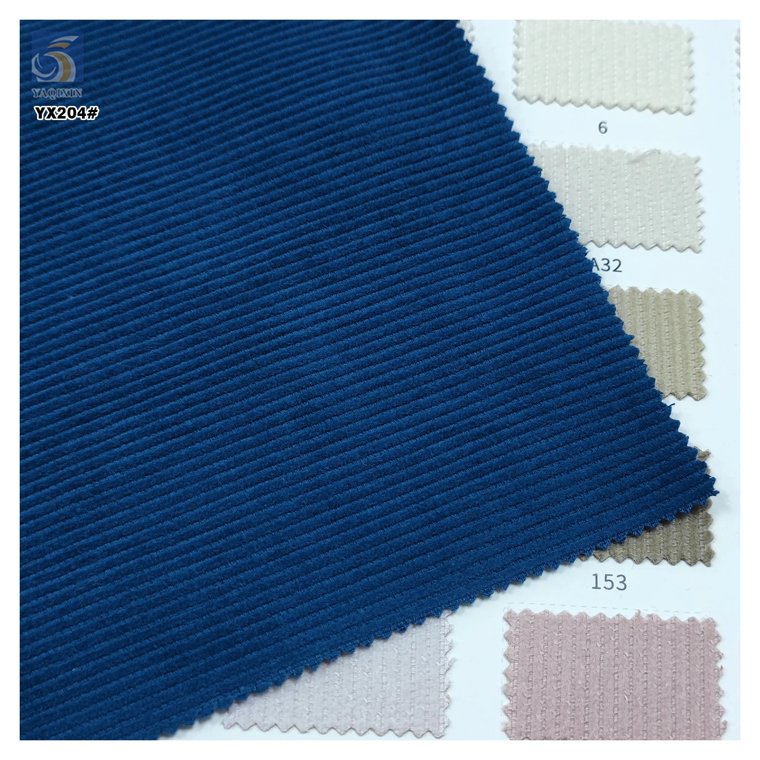YX204 Good Quality Eco-Friendly Dyeing 300gsm 100% Cotton 11 W Corduroy Solid Dyed Fabric Fabric - 图片 4