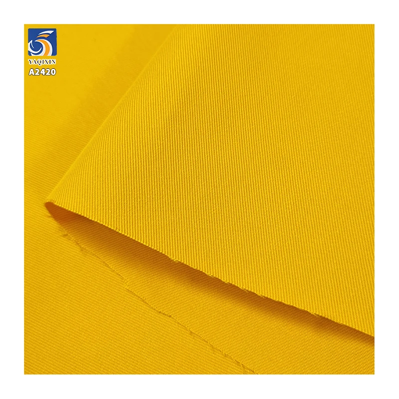 A2420 220g/m² 70% Cotton 30% Nylon Double-Sided Twill Fabric Windbreaker Jacket Wear-Resistant Crisp Twill Cotton Fabric - 图片 3