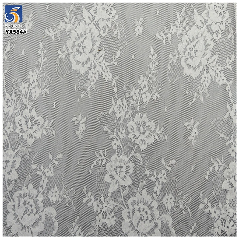 YX584 2025 Support Customized Colors European and American Wedding Lace Fabric Eyelash Lace Fabric for Bride - 图片 5