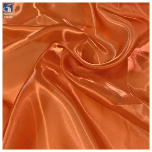 YX1386 High Quality 60gsm 100%Polyester Super Water Glossy Liquid Organza Fabric Liquid Soft Organza Mikado Fabric