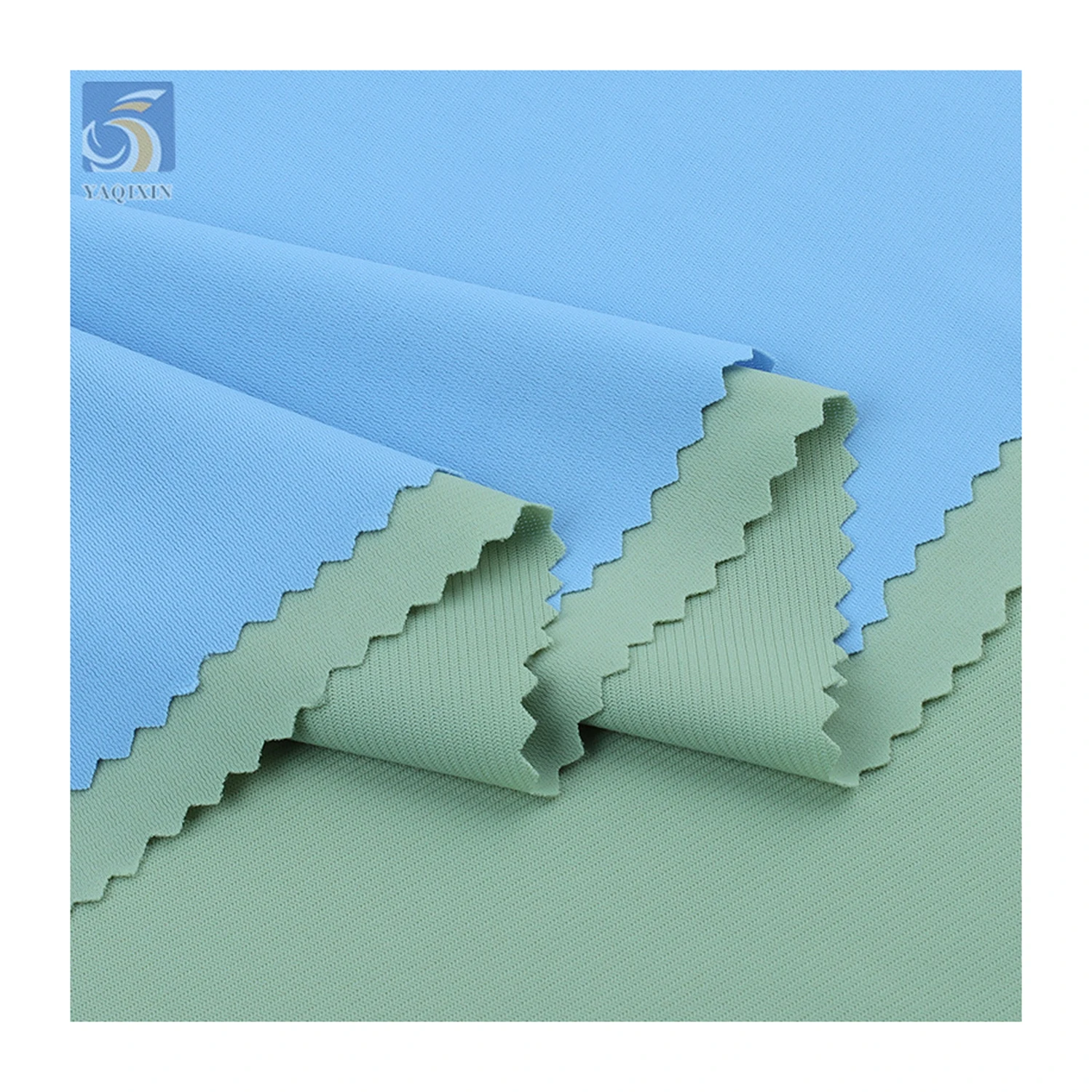 A2294 76% Nylon 24% Spandex 160gsm Strips Ribbed Knit Yoga Sportswear Fabric High Elastic Nylon Spandex Quick-Drying Fabric - 图片 3