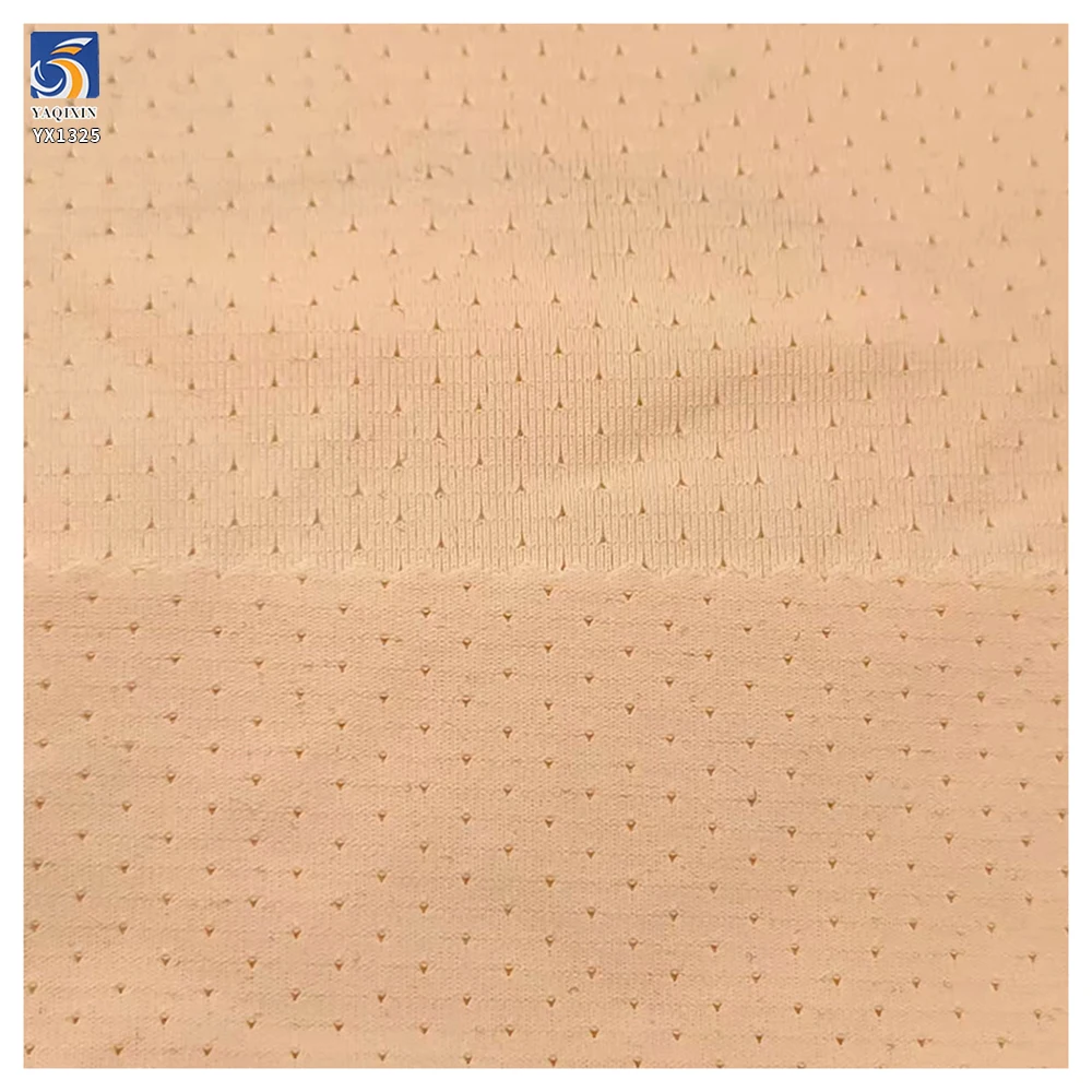 YX1325 165g 88% Nylon 12% Spandex Sports T-Shirt Fabric China Wholesale Nylon/Spandex Stretch Knit Bird Eye Fabric - 图片 6