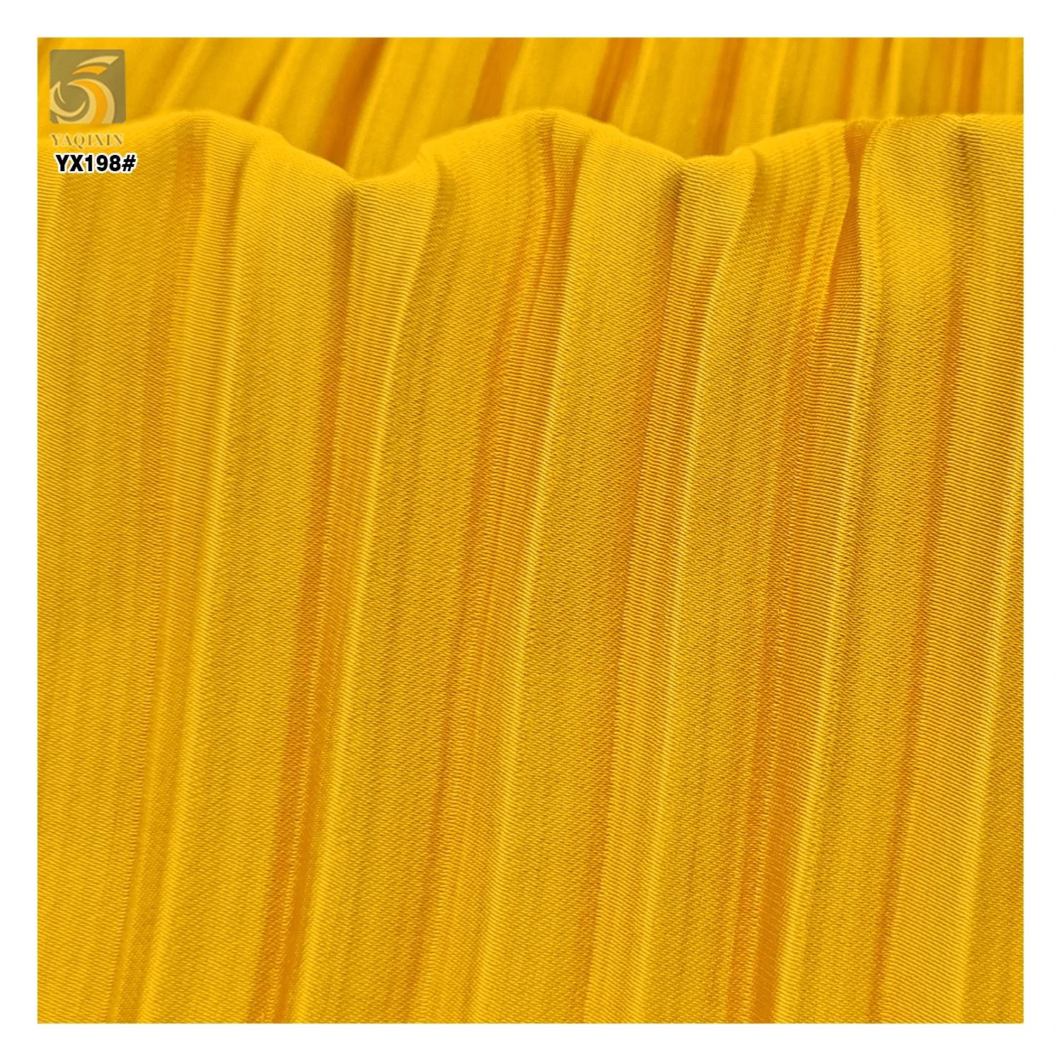 Cheap 4810 Polyester Matte Dull Pleated Satin Fabric 150gsm 7mm Size Pleated Accordion Satin Fabric Straightening Measurement - 图片 6