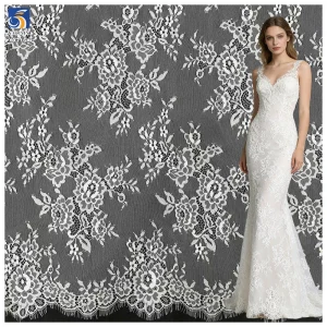 YX716 High-Quality 150CM*300CM Handmade Lace Eyelashes Fabric - Natural Look, Lightweight,Soft, Comfortable