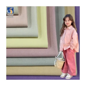 A2403 Hot Sale 170gsm Sand-Washed 40% Lyocell 60% Cotton Fabric Summer Cotton Poplin Shirt Dress Cotton Fabrics