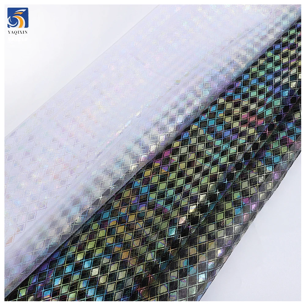 YX721 0.5 CM Plaid Printed Hot Film Tulle Fabric Lattice Stage Costume Mesh Plaid Fabric Printing Girls' Dresses Garments - 图片 3