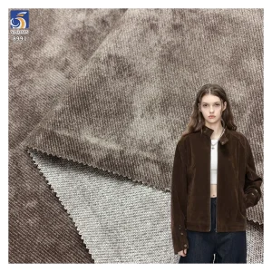 A8991 Custom Retro 360g Heavyweight Twill Fabric for Light Brown Cotton Jackets 100% Cotton Top Quality Twill Fabric