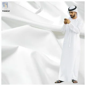 YX263 Ultra-Fine Denier Breathable and Comfortable Wholesale White Soft Shirts 100 Polyester Saudi Arabia Fabrics