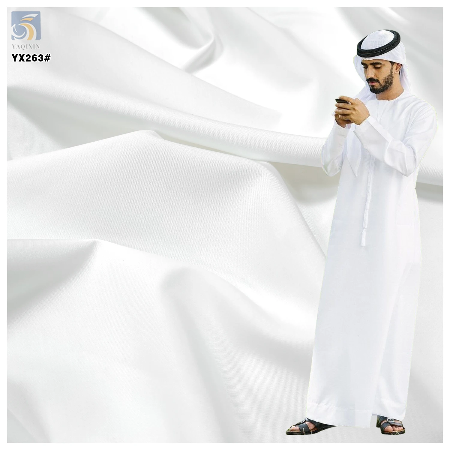 YX263 Ultra-Fine Denier Breathable and Comfortable Wholesale White Soft Shirts 100 Polyester Saudi Arabia Fabrics