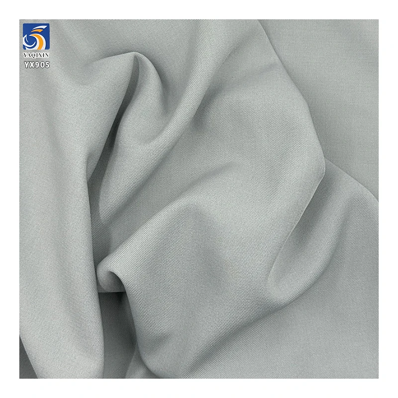 YX905 300G/M Fine Twill TR Fabric 85%Polyester 11%Cotton 4%Spandex Stretch Suit Twill Fabric for Women's Jackets and Suits - 图片 5
