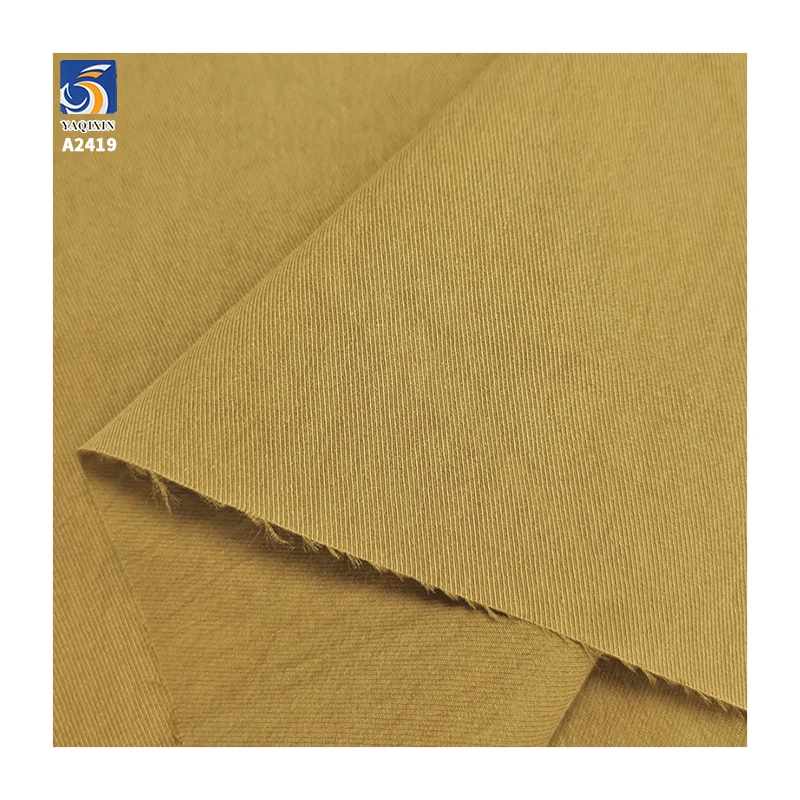 A2419 150g/m² Wholesale 50S 65% Cotton 35% Nylon Cavalry Twill Fabric High Density Twill Cotton Blend Fabric for Pants - 图片 4