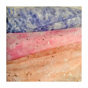 Tie-Dye Effect 100 Polyester Digital Printed Silk Chiffon Fabric Silver Splash Print Shiny Chiffon Fabric for Women Dress