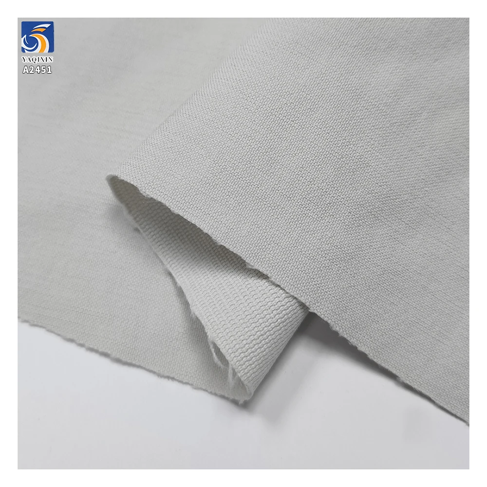 A2451 270gsm Medium Weight 60% Polyester 40% Composite Silk Stretch Fabric New Materials Poly Poplin Thin Stretch Shorts Fabric - 图片 2