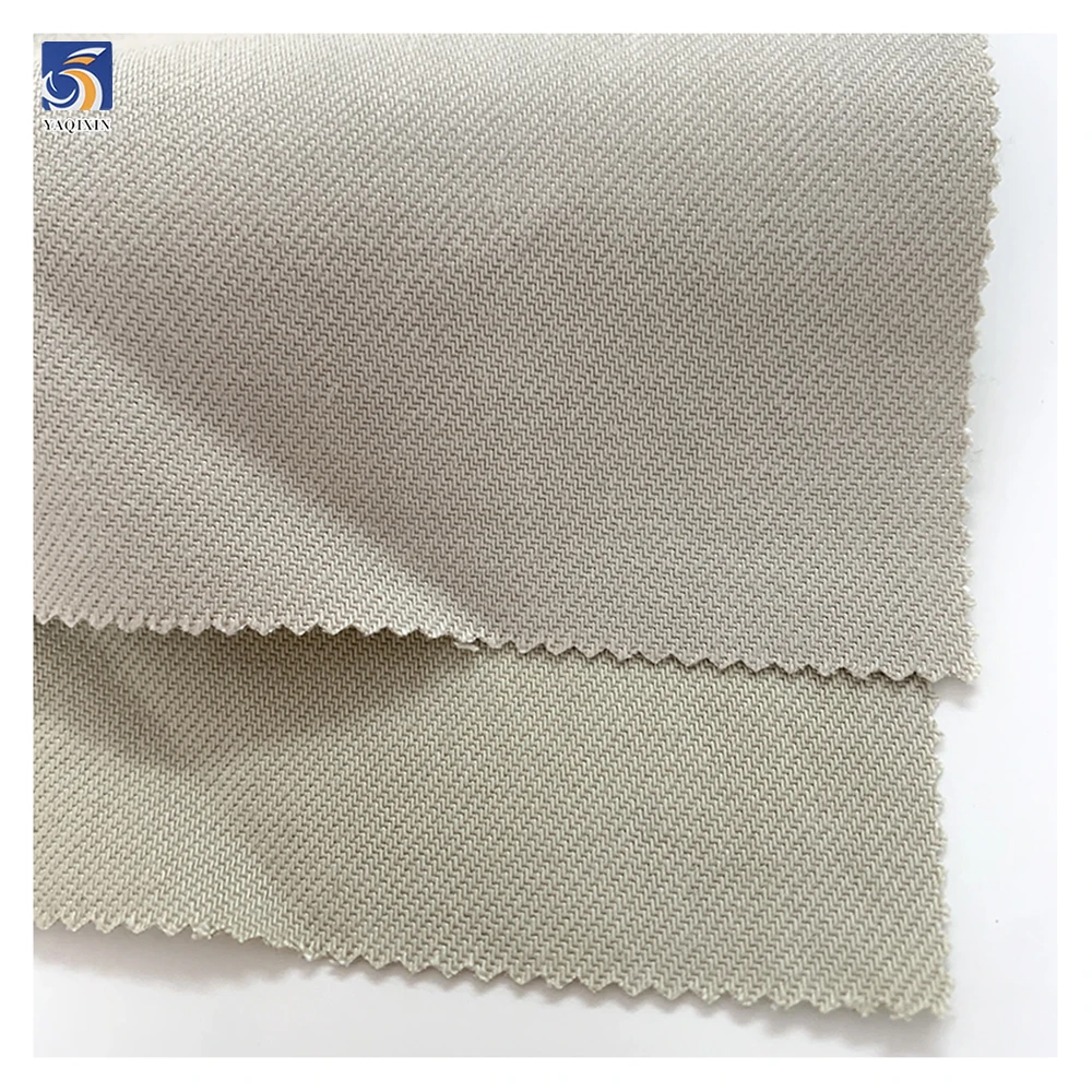 A2472 300gsm Heavyweight Khaki Lyocell Twill Fabrics Wholesale 40% Cotton 60% Lyocell Fabric for Men's Shirt Jacket - 图片 4