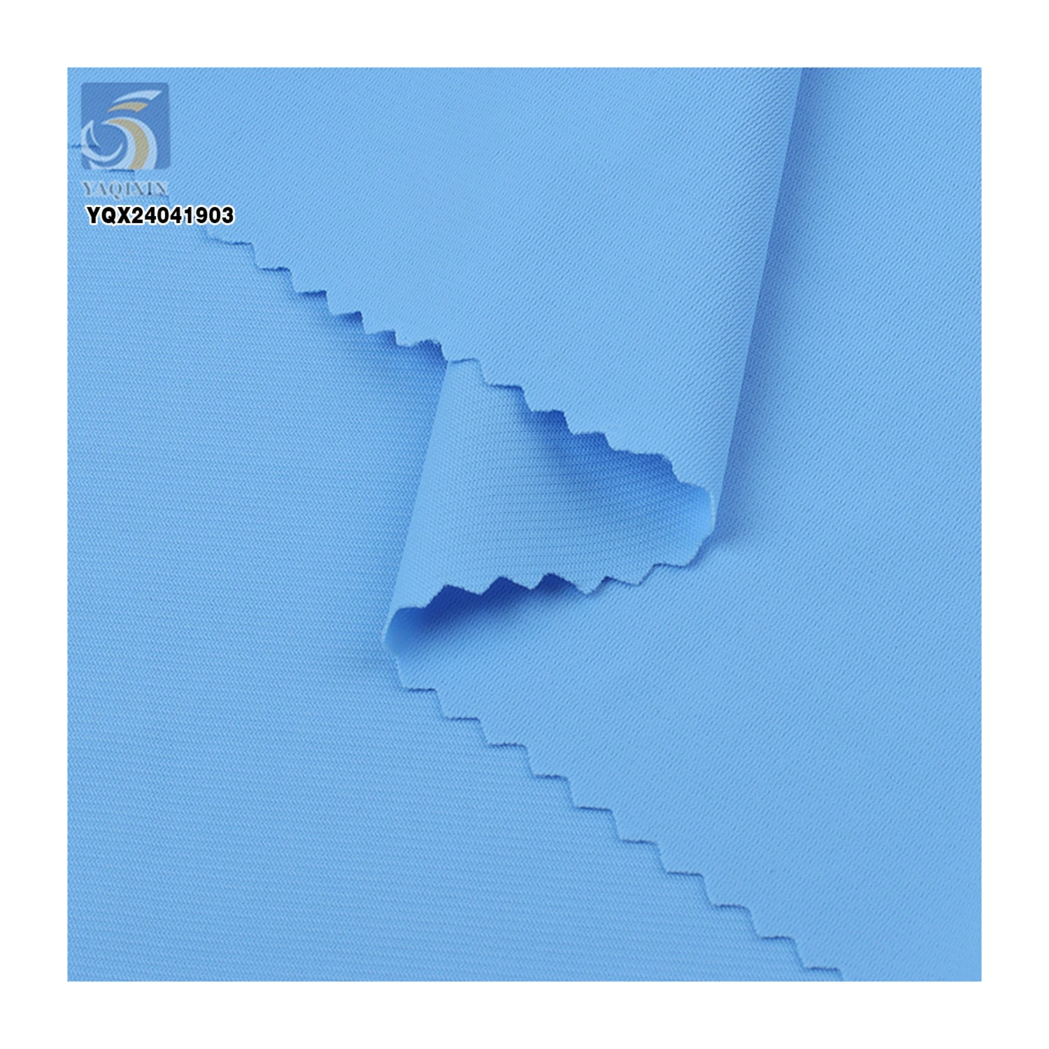 A2295-1 76% Nylon 24% Spandex Ice Silk 150gsm Quick Drying Ribbed Knit Fabric Four-Way Stretch Nylon Spandex Fabric - 图片 5