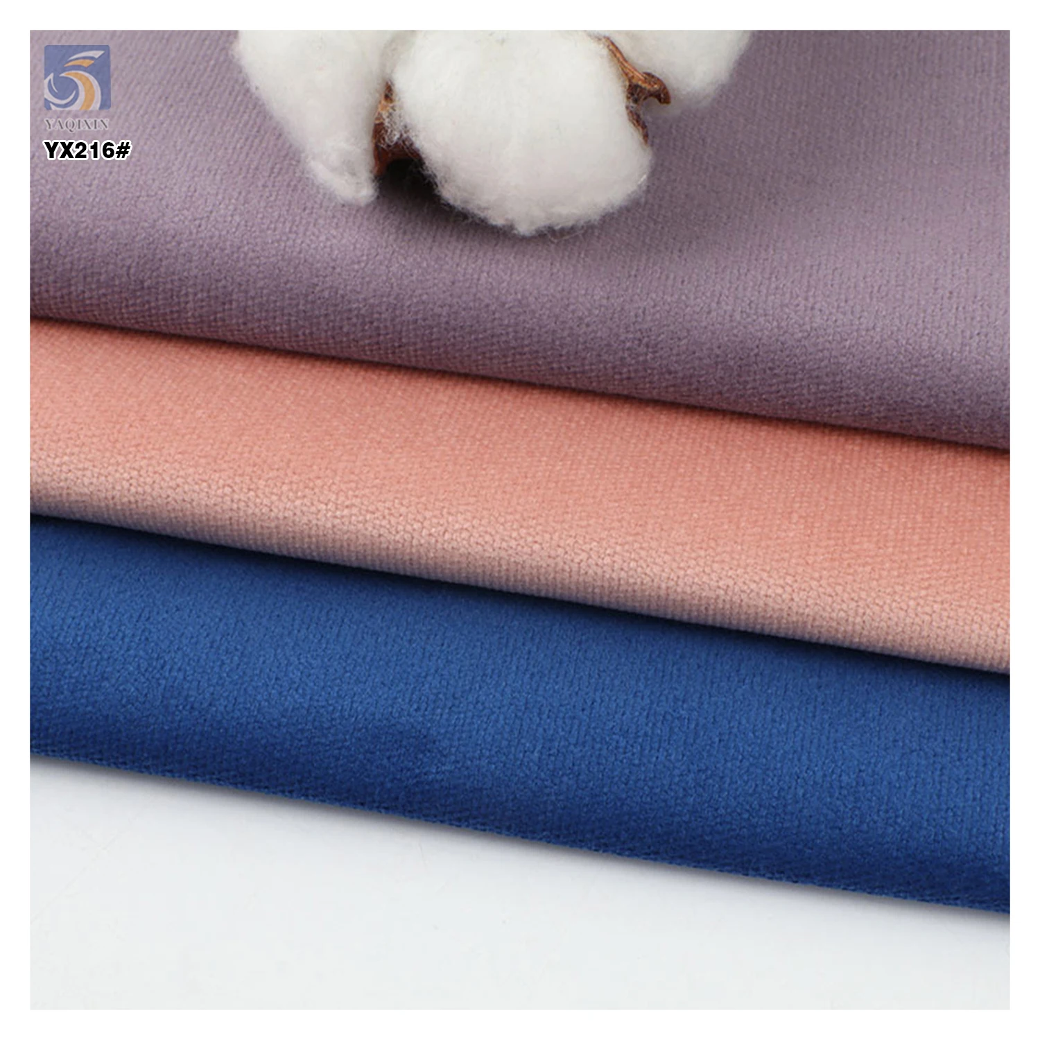 YX216 Spring Eco-Friendly 170gsm 28 Wale High Quality Thin Pure Cotton Corduroy Cotton Fabrics for Kids - 图片 6