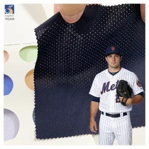 YX1325 165g 88% Nylon 12% Spandex Sports T-Shirt Fabric China Wholesale Nylon/Spandex Stretch Knit Bird Eye Fabric