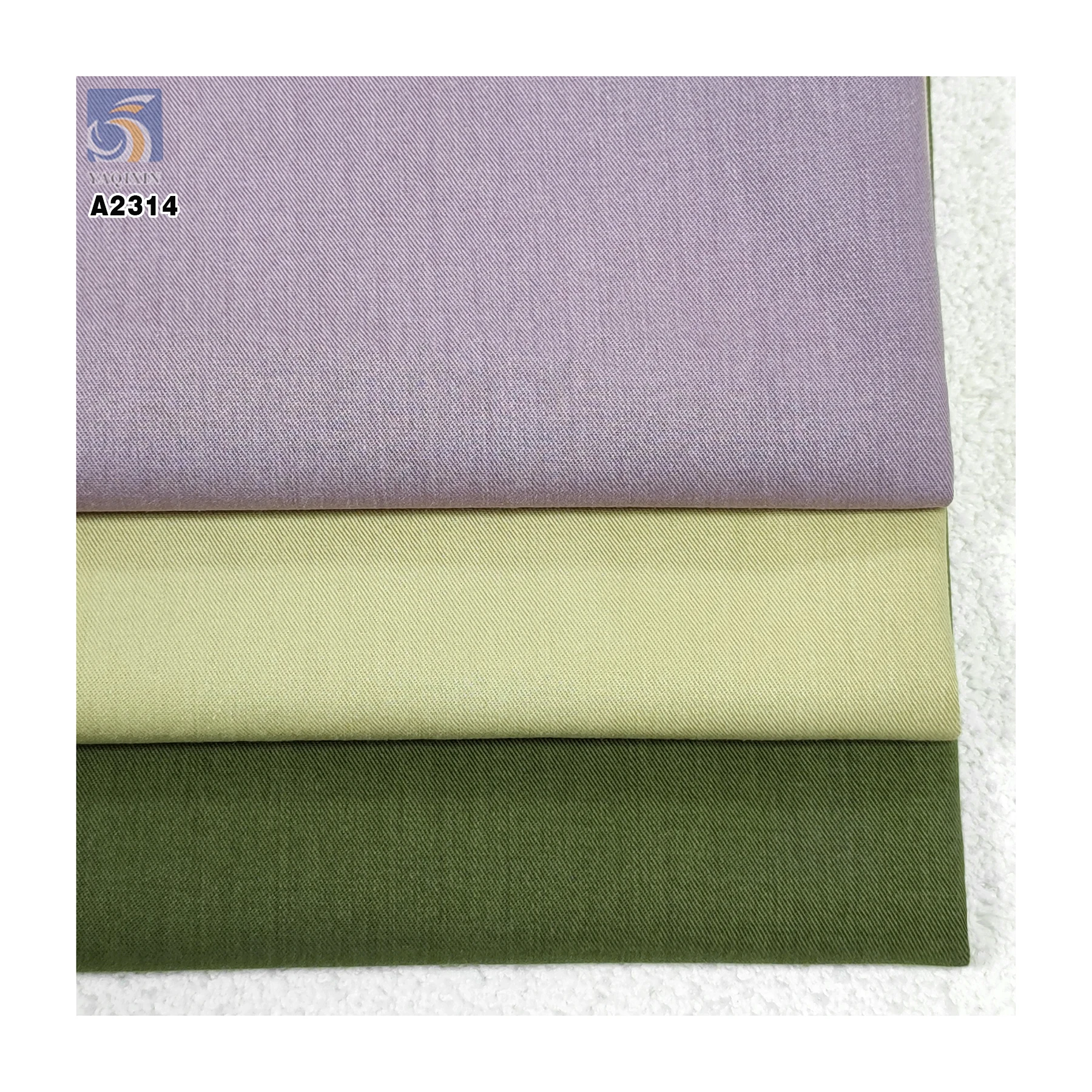 A2314 Wholesale 160gsm Twill 50% Cotton 50% Polyester Modal Fabric China for Garments Jacket Dress - 图片 3