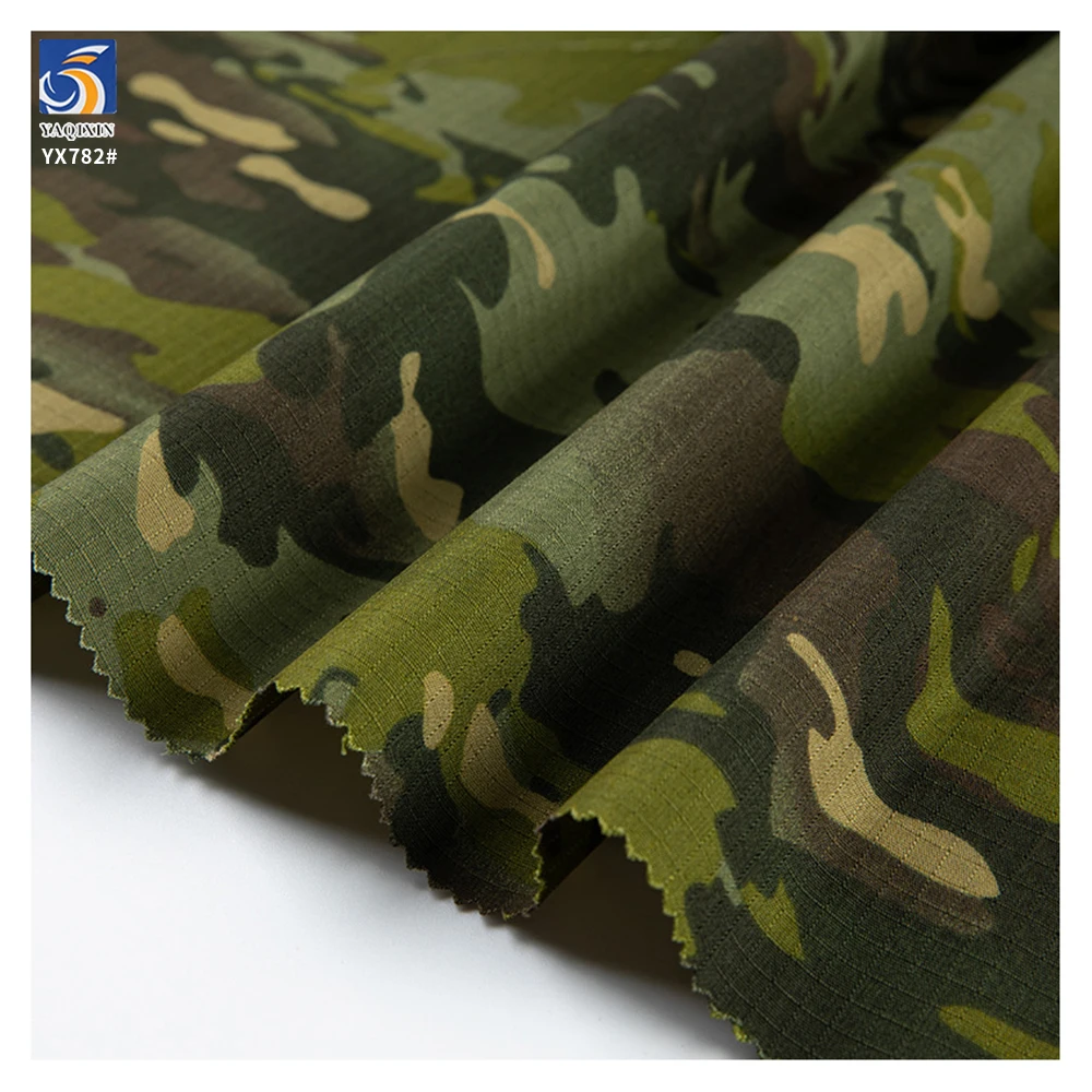 YX782-1 Waterproof 200gsm Camouflage Polyester Cotton Elastic Blended Fabric Camouflage Outdoor Fabric for Jackets Pants - 图片 4