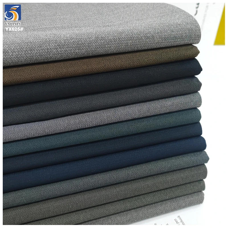 A2371 69% Polyester 28% Spandex 3% Lyocell Fabric 160gsm Woven Sand Washed Lyocell Stretch Fabric for Casual Pants - 图片 3