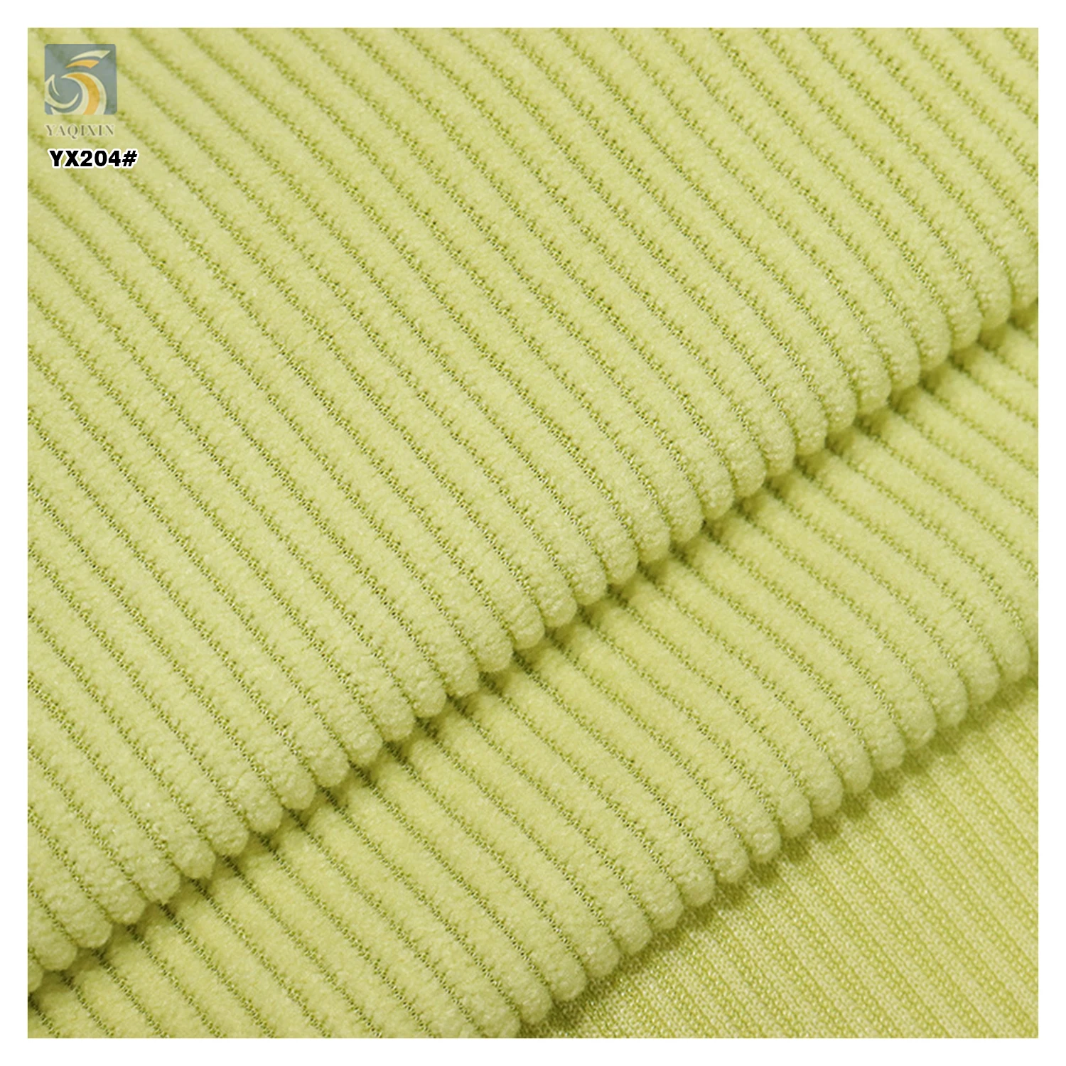 YX204 Good Quality Eco-Friendly Dyeing 300gsm 100% Cotton 11 W Corduroy Solid Dyed Fabric Fabric - 图片 6