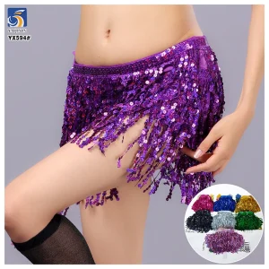 YX594 Hot Selling New Design Stage Garment Accessories Embroidery Sequins Trimmings Tassel Sequins Lace Trim