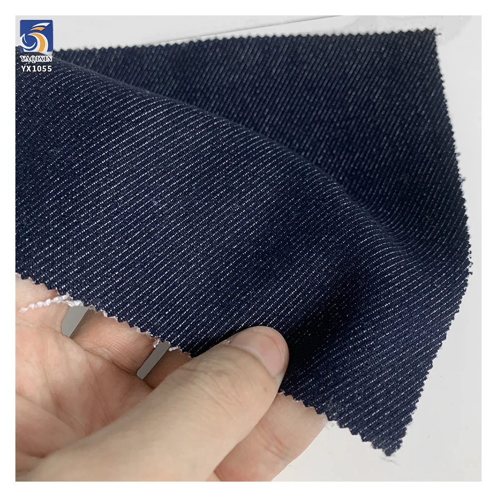 YX1055 New 300gsm Denim Fabric Textile Product Woven 84%Polyester 13%Viscose 3%Spandex Elastic 11oz Denim Fabric Per Meter - 图片 4