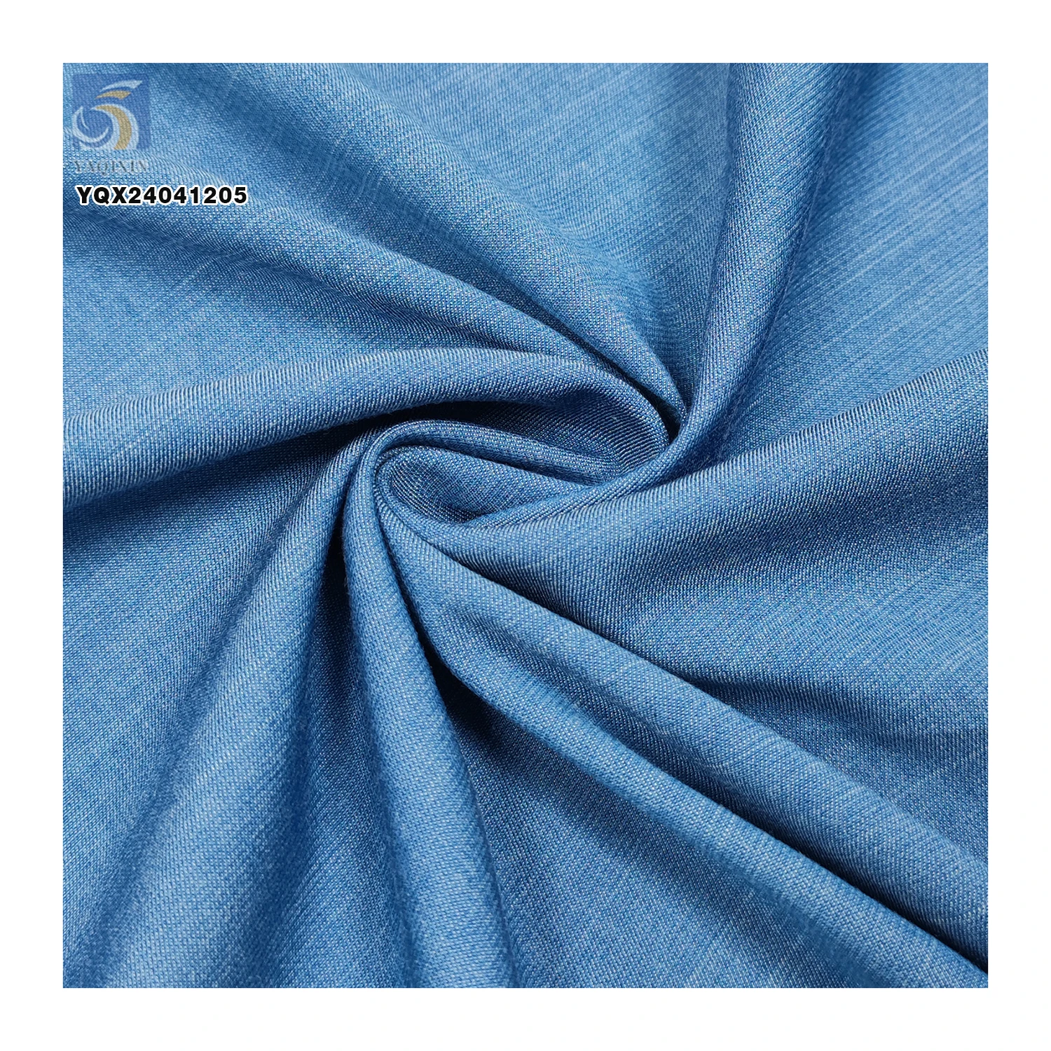 High Quality 32*32 3oz 65% Cotton 33% Polyester 2% Elastane Material Denim Fabric Plain Woven Stretch Denim Fabric - 图片 5