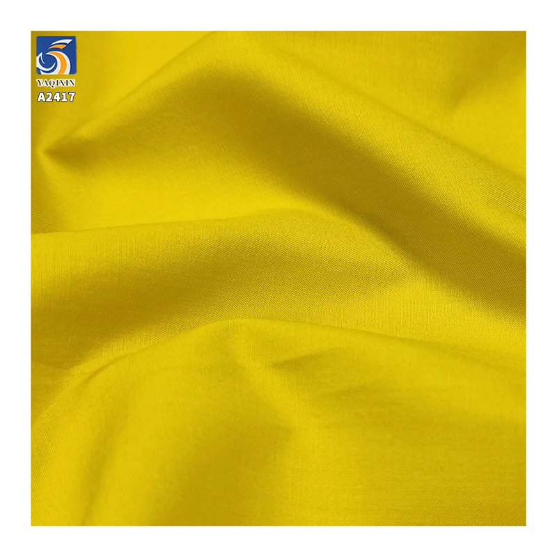 A2417 High Quality 105g/m² Lightweight 40 Cotton Lyocell Blended Ice 60 Cotton Washed Fabric Shirt Dress Fabric - 图片 6