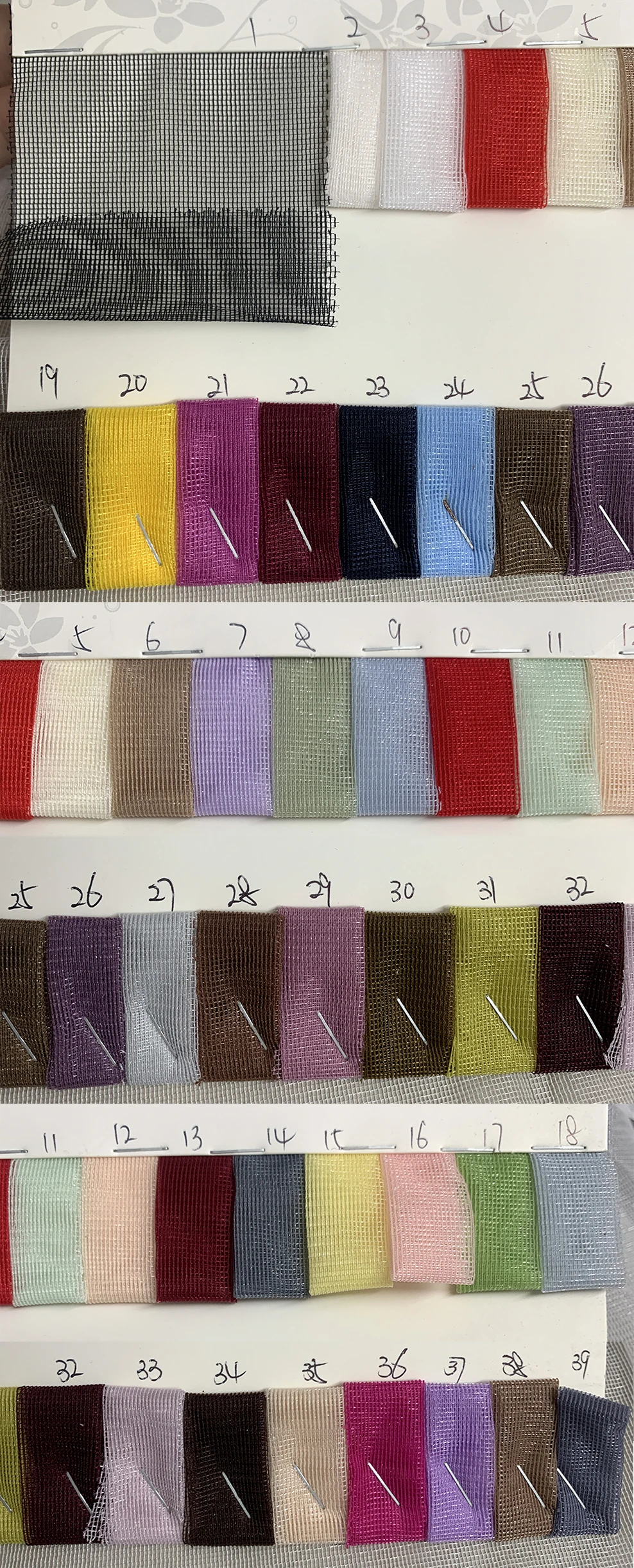 YX1052 160cm Glossy Small Lattice Translucent White Mesh Fabric Tulle Poly Plain Knit Tulle Fabric for Underwear and Handbags - 图片 6