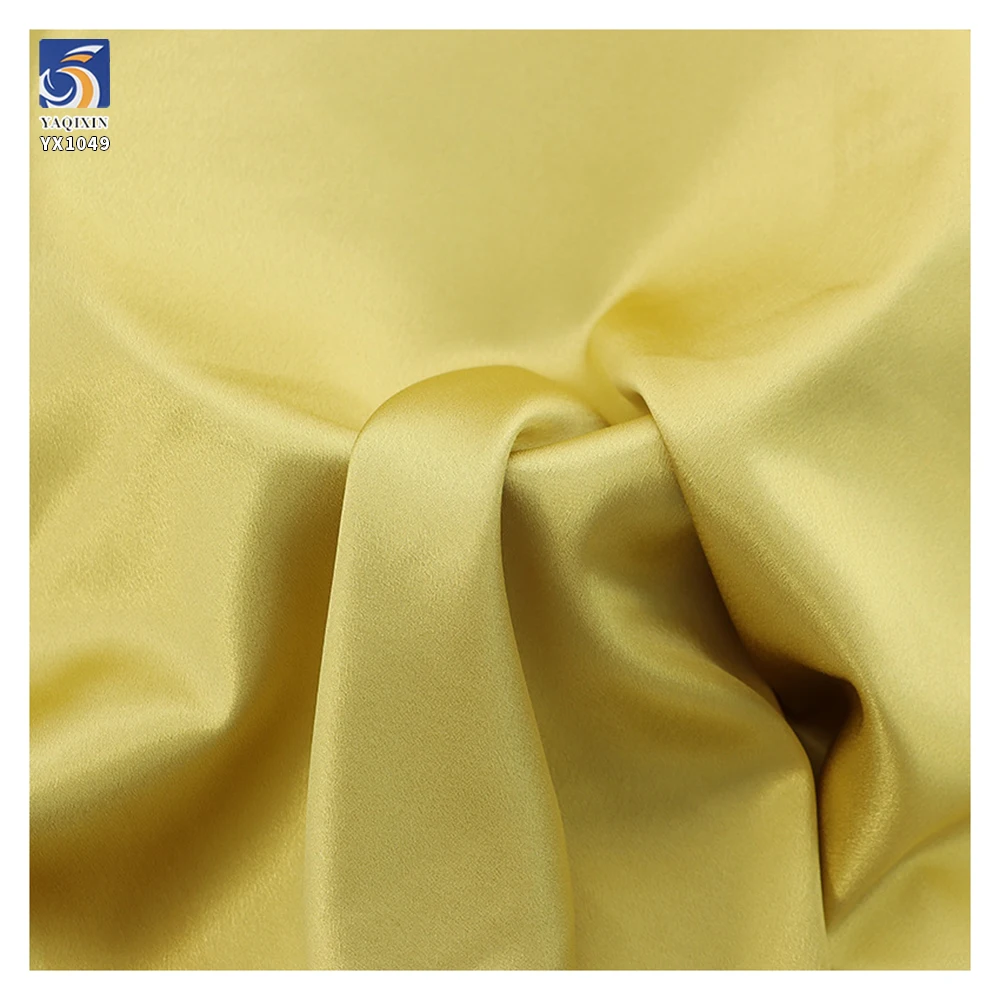 YX1049 110gsm Matte Satin Fabric for Women's Sleepwear Apparel Dress Comfortable Drape Plain Woven Stretch Satin Fabric - 图片 3