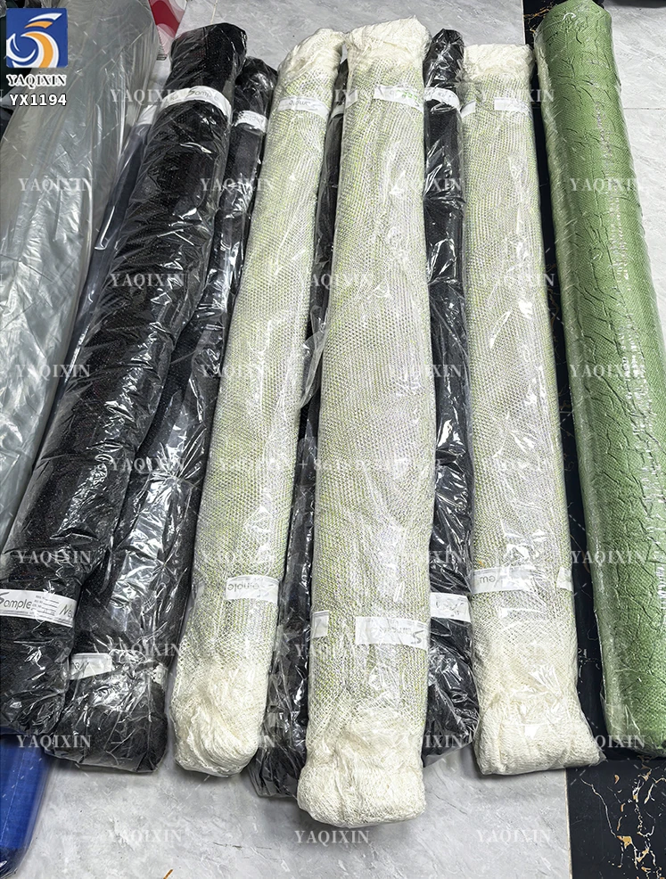 YX1194 2026 New Hot 3D Colored Brilliant Diamonds Stones Stretch Net Mesh Fabric Wholesale by Roll for Dance Skirt - 图片 5