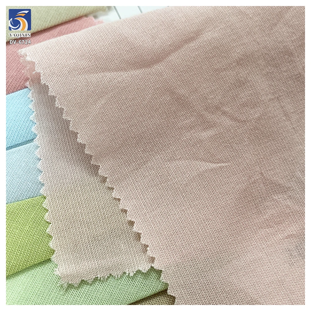 DV-6724 95g Lightweight Eco Friendly 100% Lyocell Silk Touch Chiffon Fabric Ice Silk Soft for Womens Summer Apparel - 图片 3