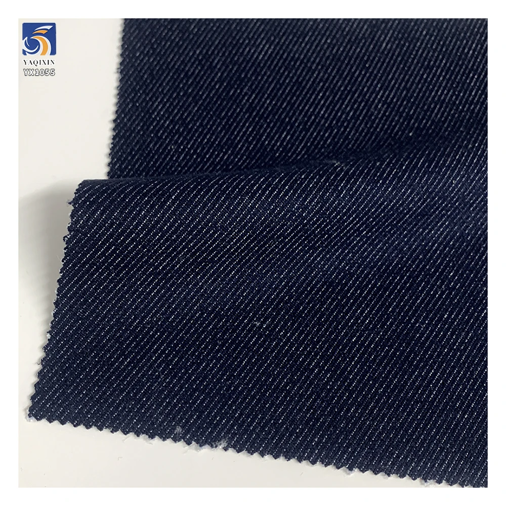 YX1055 New 300gsm Denim Fabric Textile Product Woven 84%Polyester 13%Viscose 3%Spandex Elastic 11oz Denim Fabric Per Meter - 图片 3