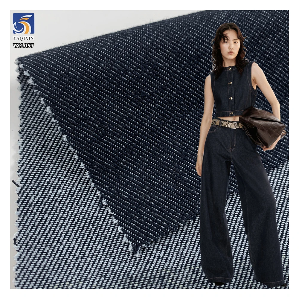 YX1057 230gsm High Quality Cheap Mediumweight 8.5oz Non-stretch Denim Fabric 64%Cotton 36%Polyester Jacket Jeans Denim Fabrics