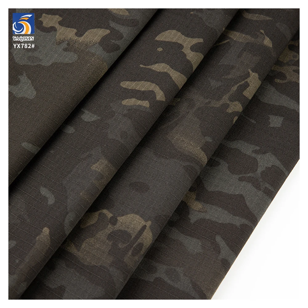YX782-1 Waterproof 200gsm Camouflage Polyester Cotton Elastic Blended Fabric Camouflage Outdoor Fabric for Jackets Pants - 图片 5