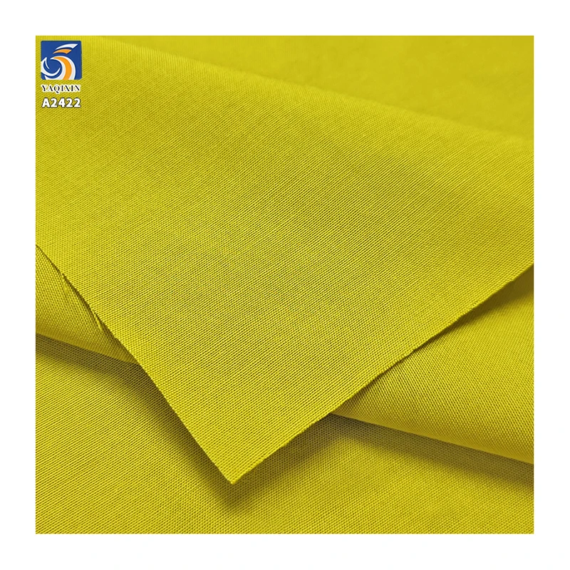 A2422 140g/m² 55% Cotton 45% Lyocell Washed Cotton Plain Poplin Fabric Soft and Skin-Friendly Shirt Dress Fabric - 图片 5