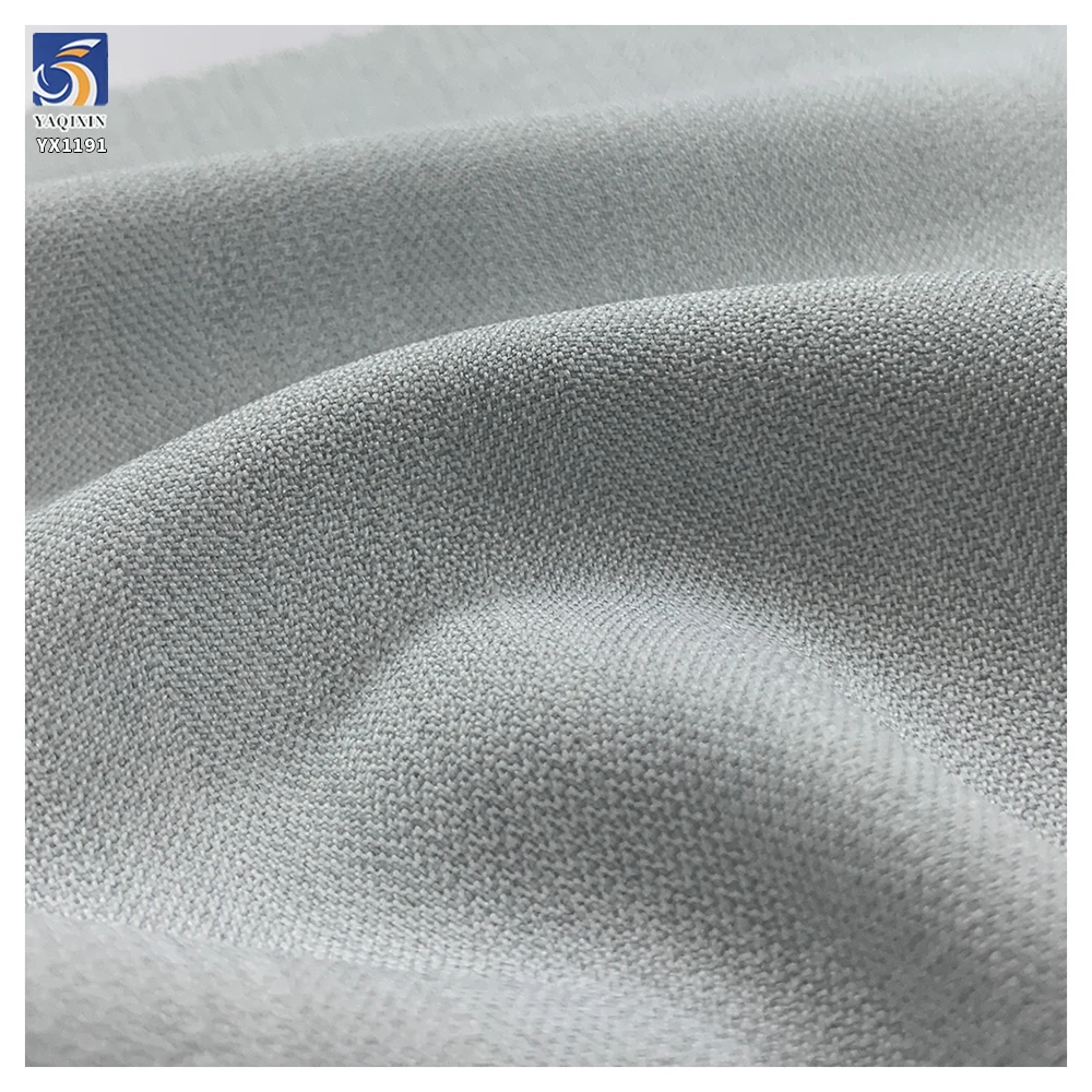 YX1191 210gsm 95% Polyester 5% Spandex Big Herringbone Twill Fabric for Woven Khaki Stretch Pants Jacquard Striped Fabric - 图片 4