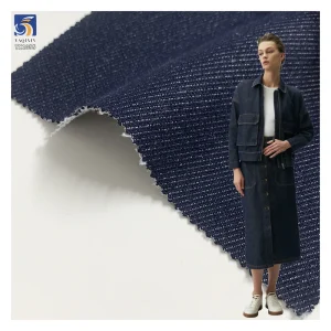 YX1055 New 300gsm Denim Fabric Textile Product Woven 84%Polyester 13%Viscose 3%Spandex Elastic 11oz Denim Fabric Per Meter