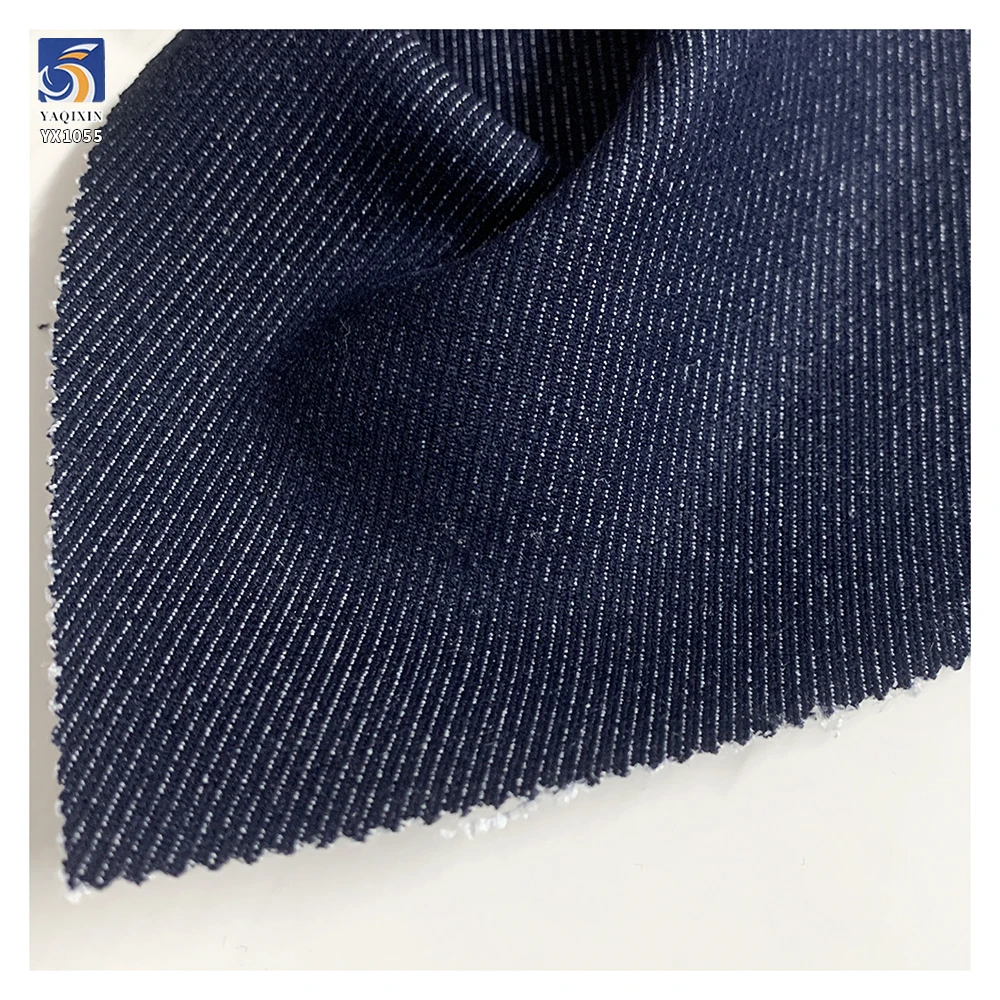 YX1055 New 300gsm Denim Fabric Textile Product Woven 84%Polyester 13%Viscose 3%Spandex Elastic 11oz Denim Fabric Per Meter - 图片 2