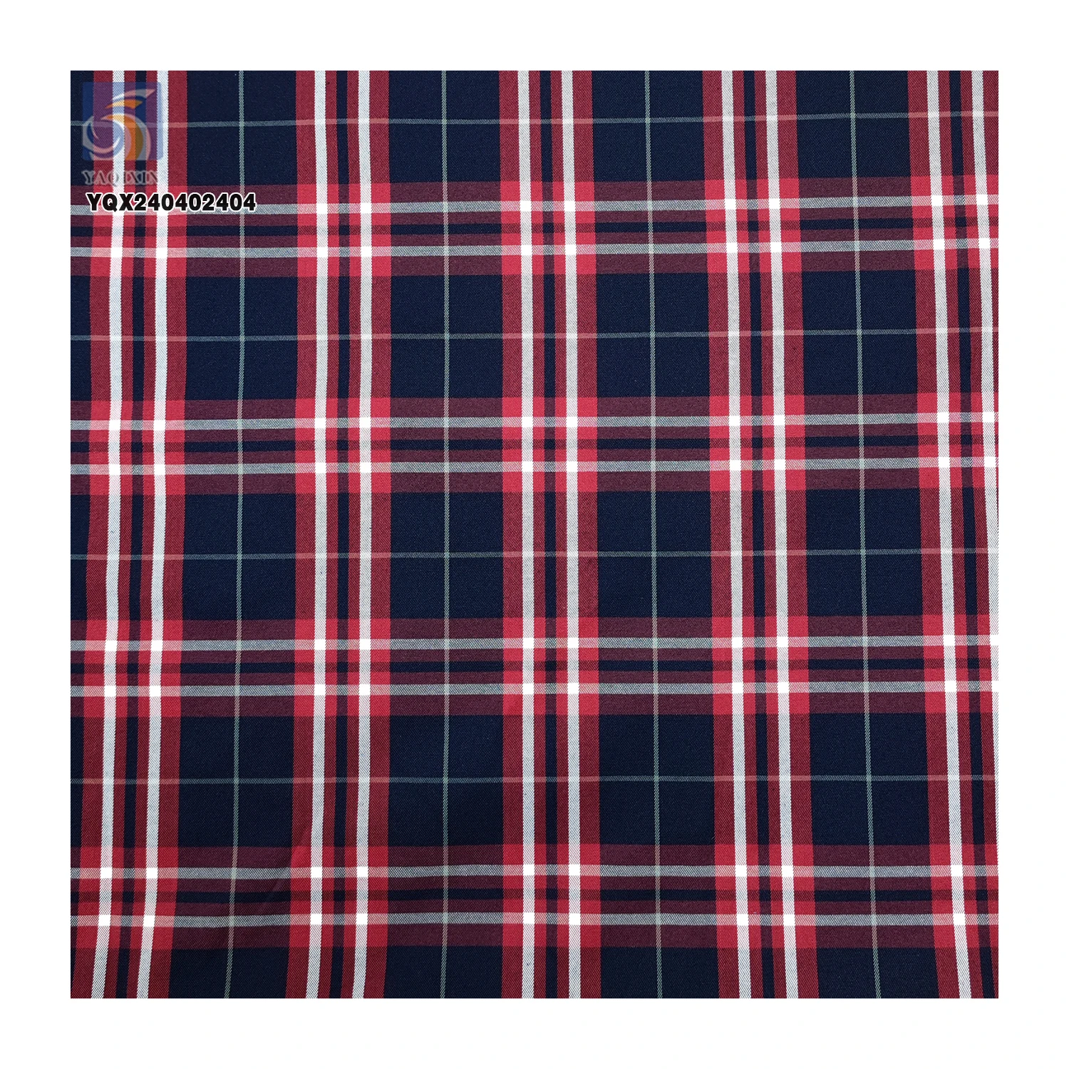 High Quality 190gsm 60 Cotton 40 Polyester 60 Cotton 40 Polyester Yarn Dyed Plaid Fabric Girls School Uniform Ghana African - 图片 5