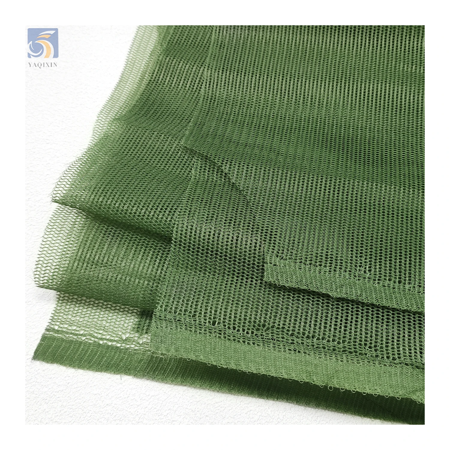 YX133 Environmental Certification 135gsm 100% Polyester Rpet Fabric Recycled Hard Mesh Fabric for Cap Bags - 图片 6