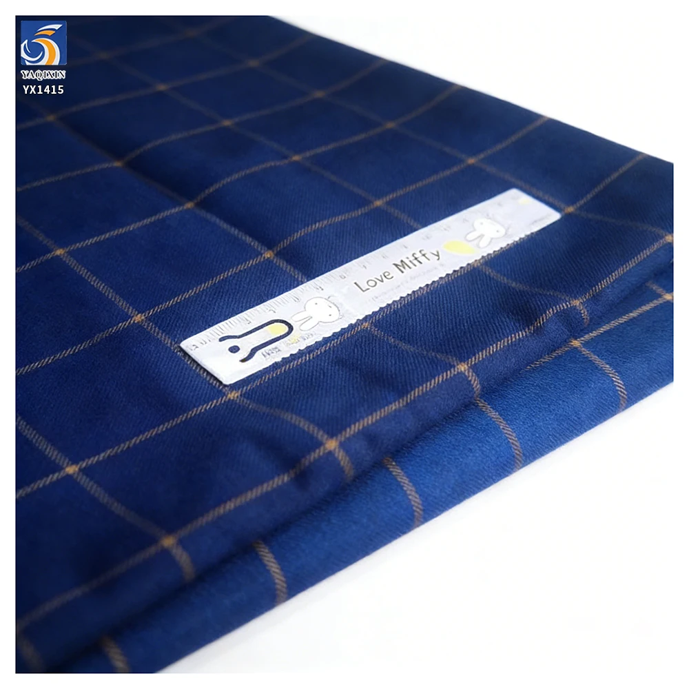 YX1415 High Quality 290gsm 70%Polyester 30%Viscose TR Men Suit Fabric British Plaid Yarn-Dyed Fabric for School Uniform Suit - 图片 6