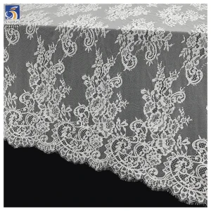 YX1036 2026 New Design New Technology Eyelash Lace Textile Fabrics 300CM*150CM Eyelash Wedding Lace Fabrics Bride's