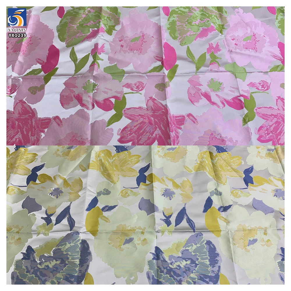 YX1239 High Quality 176gsm 100% Polyester Gold Brocade Textured Jacquard Fabric for Women Garments Brocade Fabric 2026 - 图片 4