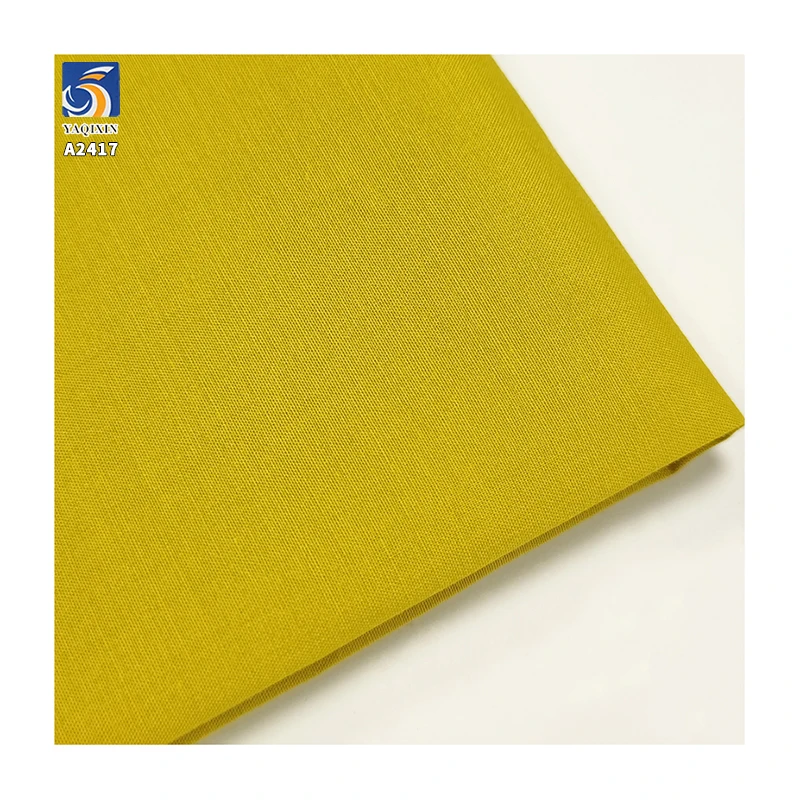 A2417 High Quality 105g/m² Lightweight 40 Cotton Lyocell Blended Ice 60 Cotton Washed Fabric Shirt Dress Fabric - 图片 3
